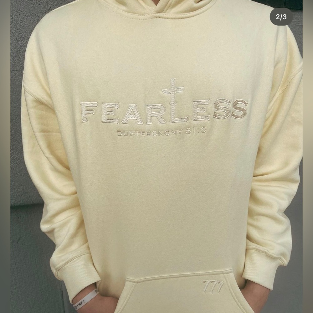 Fearless Hoodie! Deuteronomy 31:6 !